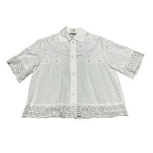 Madewell White Button Down Shirt